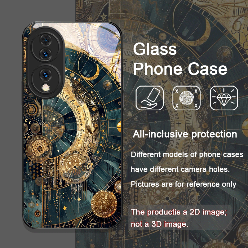 เคสโทรศัพท์กระจกนิรภัยลายดวงดา - Phone Cases Honor บทวิจารณ์และราคา