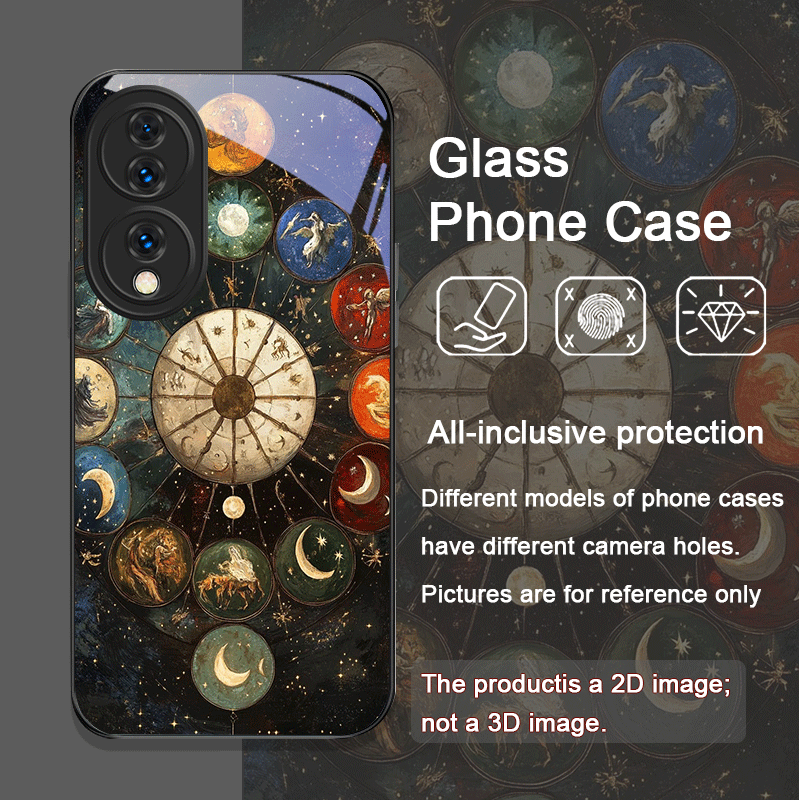 เคสโทรศัพท์กระจกนิรภัยลายดวงดา - Phone Cases Honor บทวิจารณ์และราคา