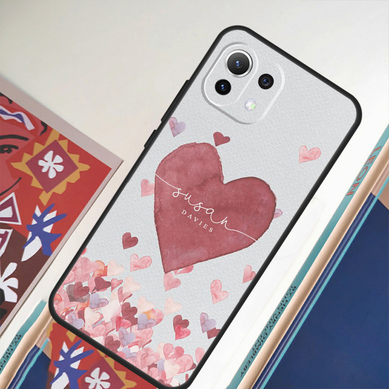 เคสลายหัวใจสีโรสโกลด์แบบกำหนดเ - Monogram Custom Case บทวิจารณ์และราคา